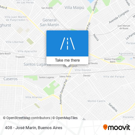 408 - José Marín map