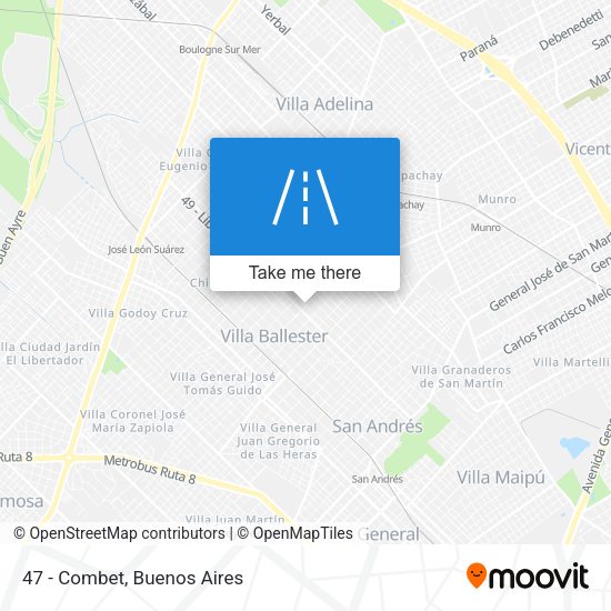 Mapa de 47 - Combet