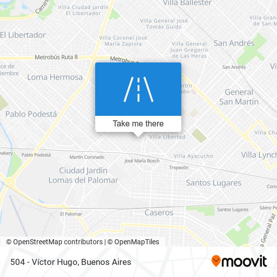 504 - Víctor Hugo map