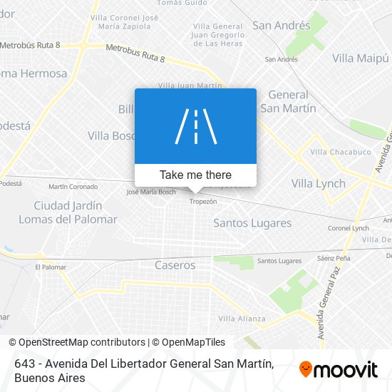 643 - Avenida Del Libertador General San Martín map