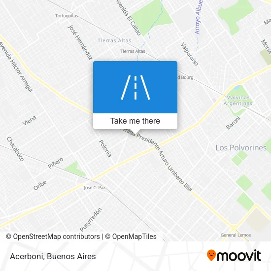 Mapa de Acerboni