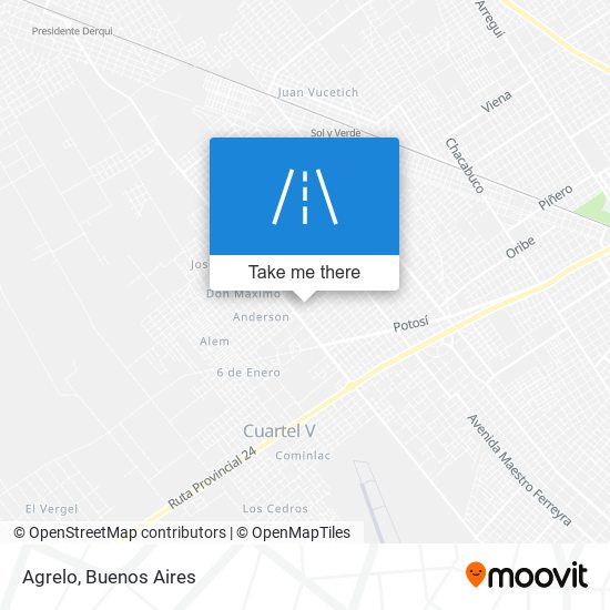 Agrelo map