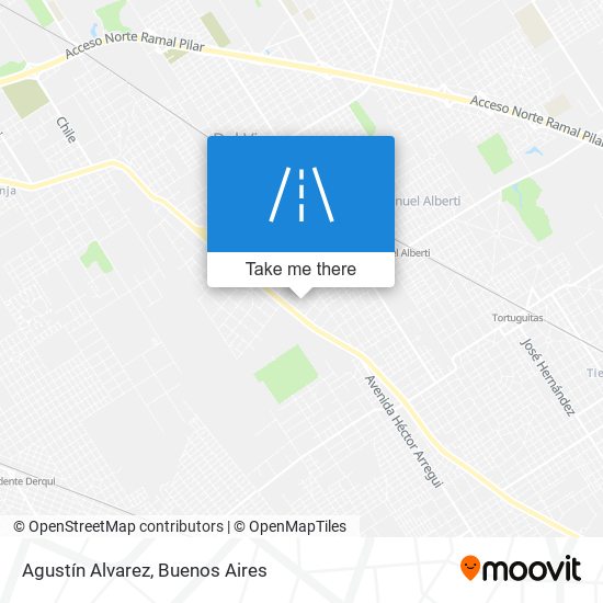 Mapa de Agustín Alvarez