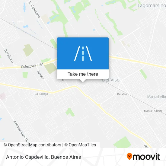 Antonio Capdevilla map