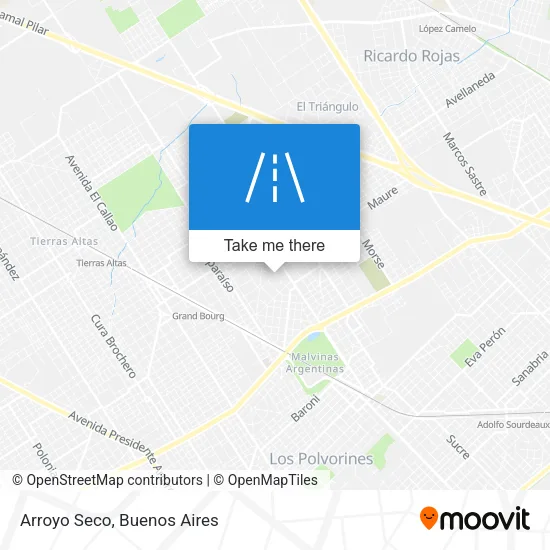 Arroyo Seco map