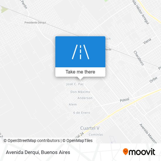 Avenida Derqui map