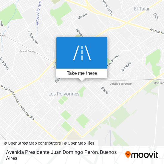 Avenida Presidente Juan Domingo Perón map