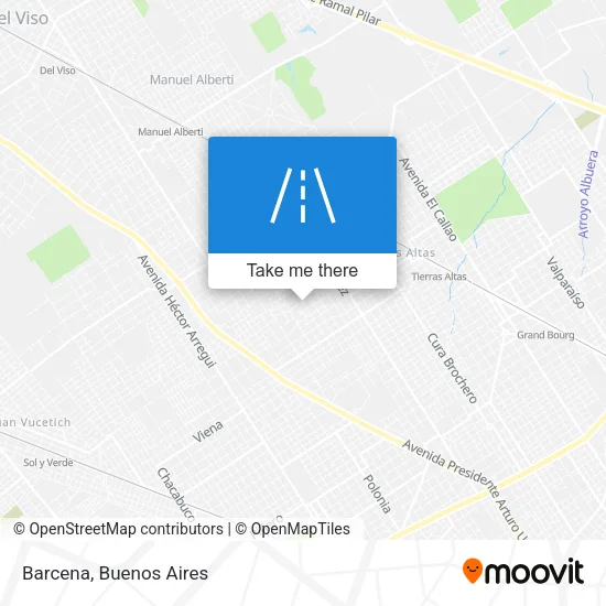 Barcena map
