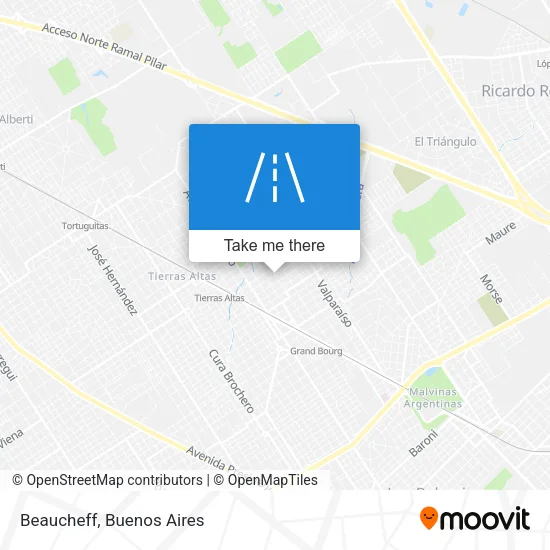 Beaucheff map