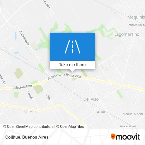 Colihue map