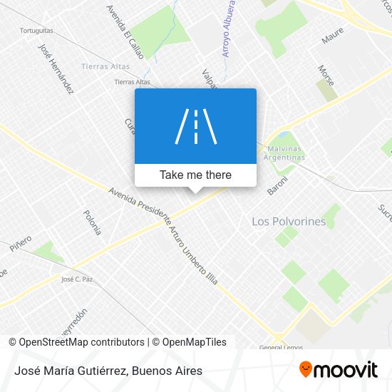 José María Gutiérrez map