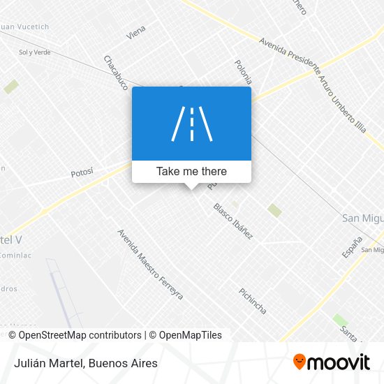Julián Martel map