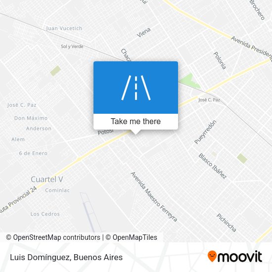 Luis Domínguez map