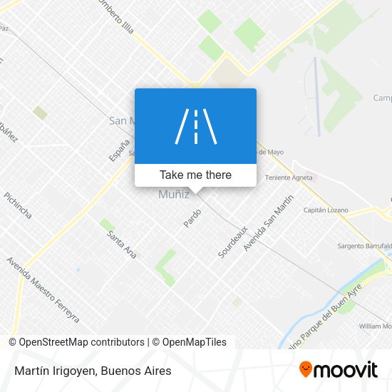 Martín Irigoyen map