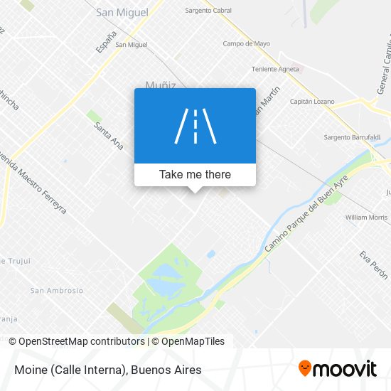 Moine (Calle Interna) map