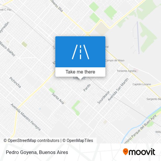 Mapa de Pedro Goyena