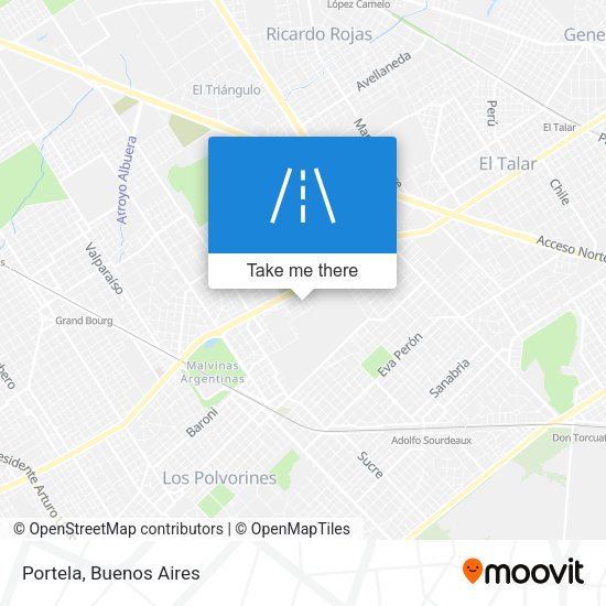 Mapa de Portela