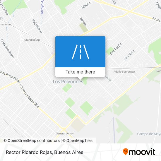 Rector Ricardo Rojas map