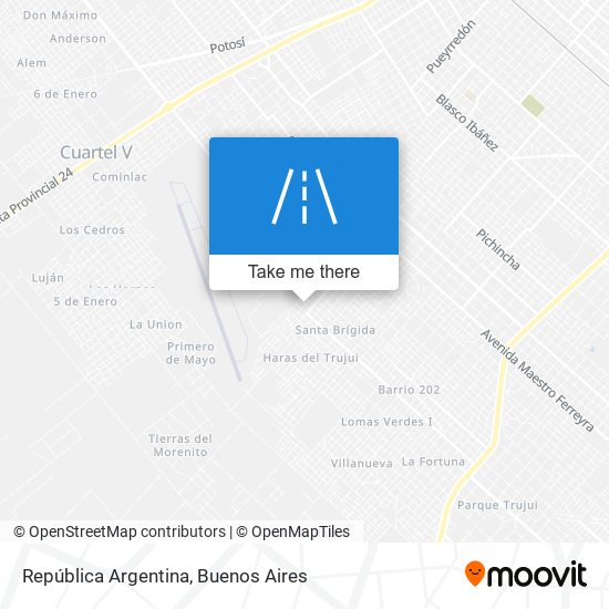 República Argentina map