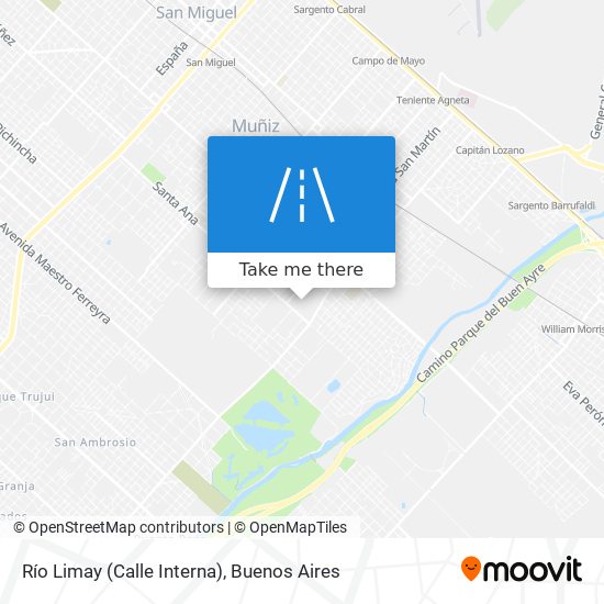 Río Limay (Calle Interna) map