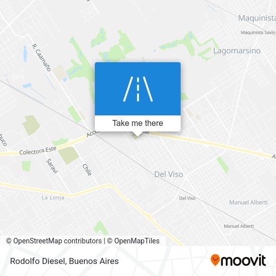 Mapa de Rodolfo Diesel