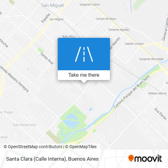 Santa Clara (Calle Interna) map