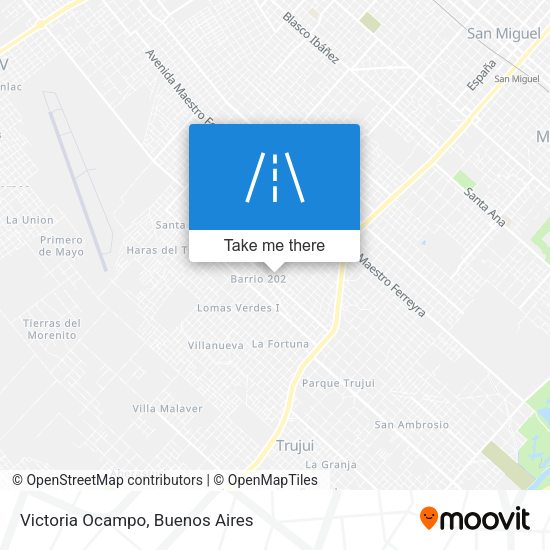 Mapa de Victoria Ocampo
