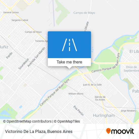 Victorino De La Plaza map