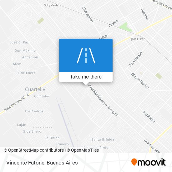 Vincente Fatone map