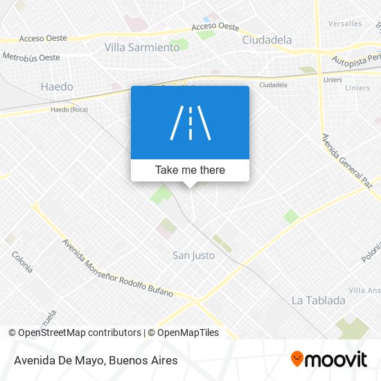 Avenida De Mayo map