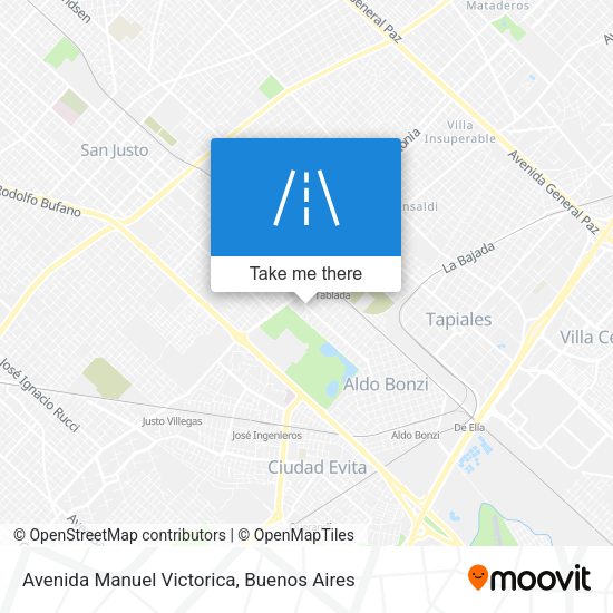 Mapa de Avenida Manuel Victorica