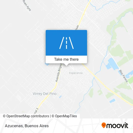 Azucenas map