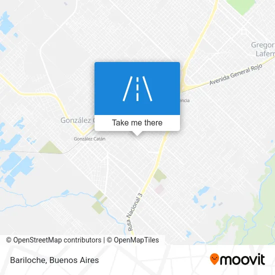 Bariloche map