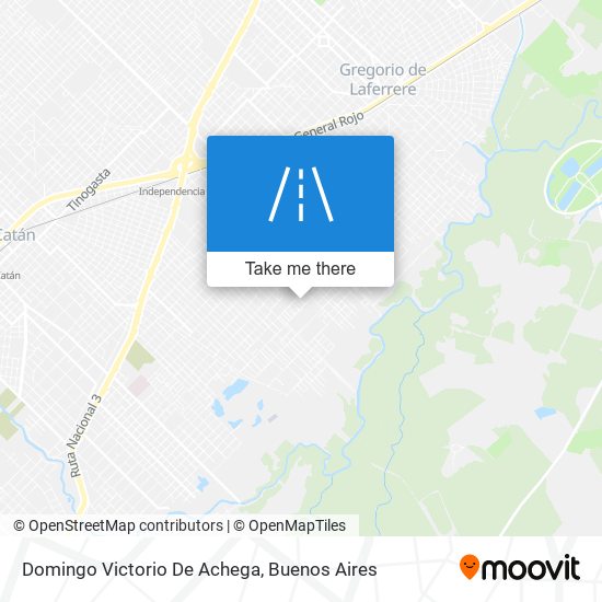 Domingo Victorio De Achega map