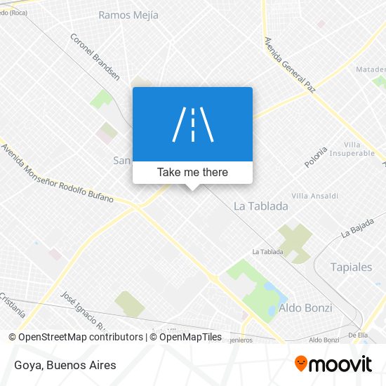 Mapa de Goya