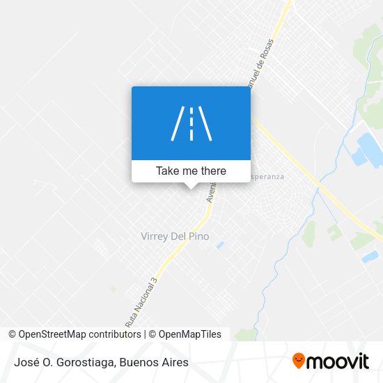 José O. Gorostiaga map
