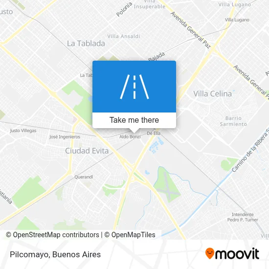 Pilcomayo map