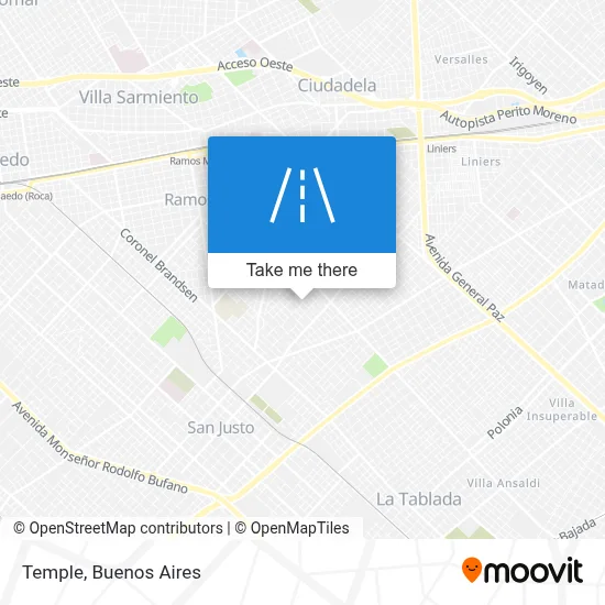 Temple map