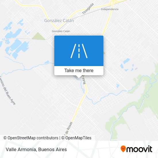 Valle Armonía map