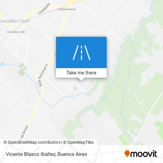 Vicente Blasco Ibáñez map