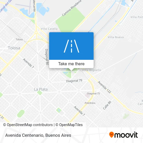 Avenida Centenario map