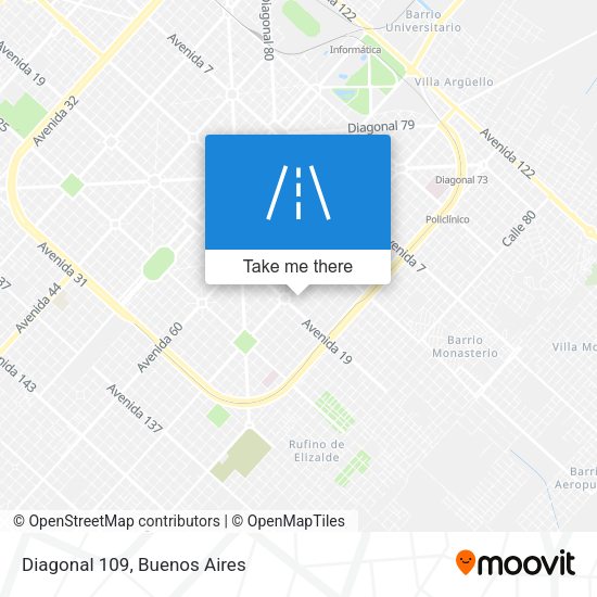 Mapa de Diagonal 109
