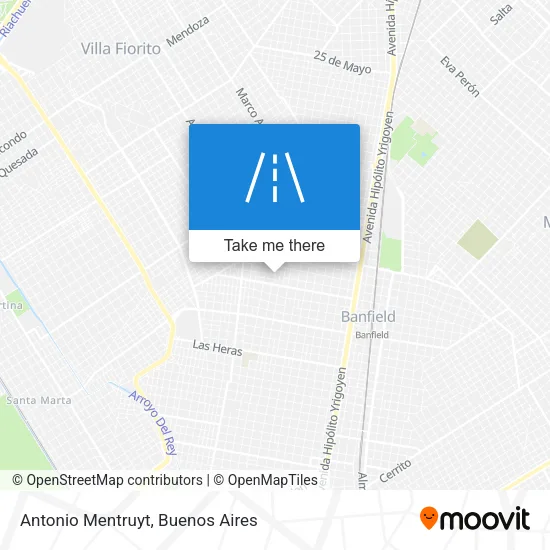 Mapa de Antonio Mentruyt