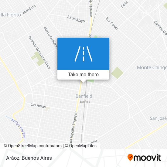 Mapa de Aráoz