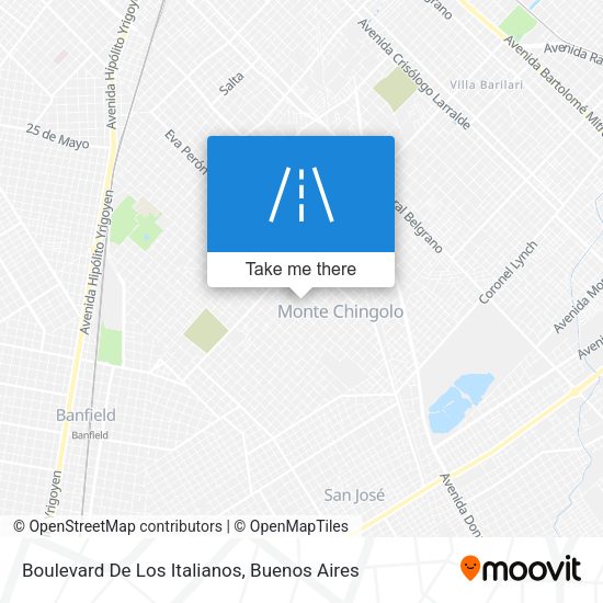 Mapa de Boulevard De Los Italianos