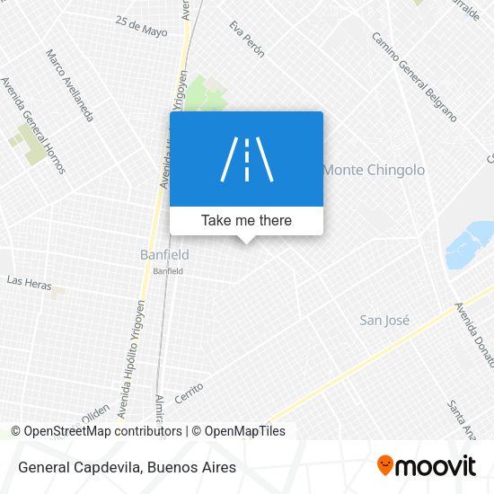 Mapa de General Capdevila