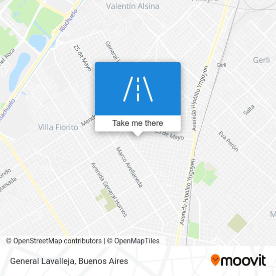 Mapa de General Lavalleja