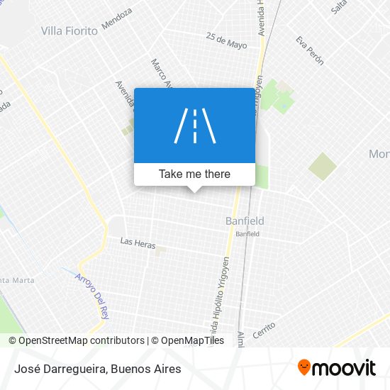 José Darregueira map