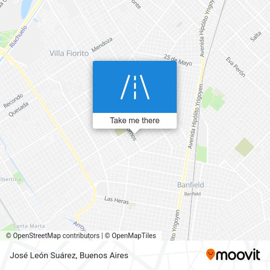 Mapa de José León Suárez