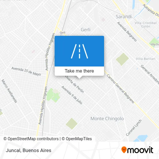 Juncal map